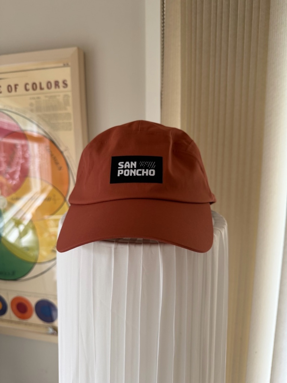 SAN PONCHO Rust Orange Waterproof Outdoor Hat